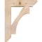 Ekena Millwork Westlake Slat Smooth Bracket w/ Offset Brace, Douglas Fir, 7 1/2"W x 28"D x 36"H BKT0806X28X36WTL06SDF - alternate 3